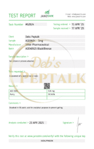 AOD-9604 - COA - Debs Peptalk