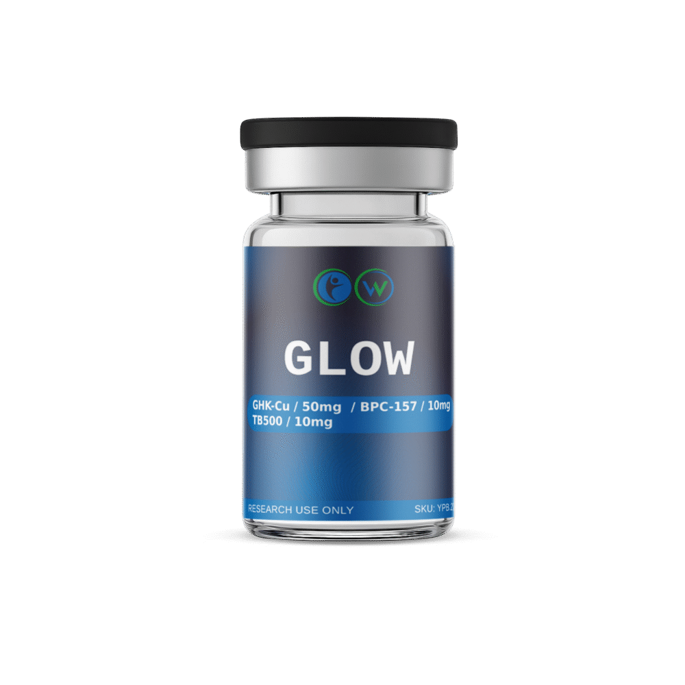 GLOW GHK-Cu (50mg) / BPC-157 (10mg) / TB500 (10mg)